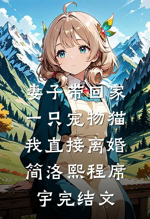 妻子带回家一只宠物猫，我直接离婚简洛熙程席宇完结文