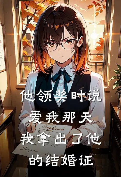 他领奖时说爱我那天，我拿出了他的结婚证