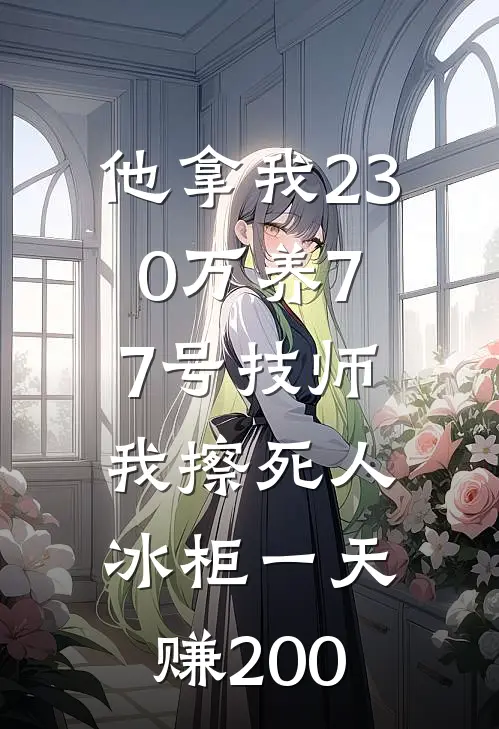 他拿我230万养77号技师，我擦死人冰柜一天赚200
