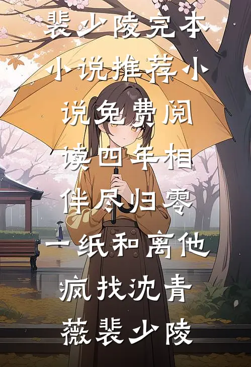 四年相伴尽归零，一纸和离他疯找(沈青薇裴少陵)完本小说推荐_小说免费阅读四年相伴尽归零，一纸和离他疯找沈青薇裴少陵