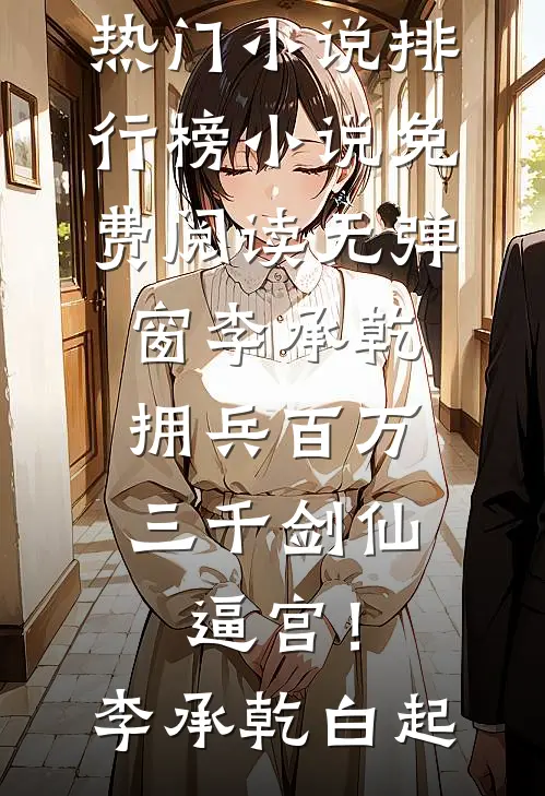 李承乾拥兵百万，三千剑仙逼宫！李承乾白起热门小说排行榜_小说免费阅读无弹窗李承乾拥兵百万，三千剑仙逼宫！李承乾白起