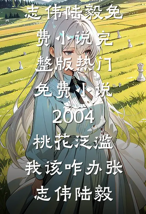 2004：桃花泛滥，我该咋办(张志伟陆毅)免费小说完整版_热门免费小说2004：桃花泛滥，我该咋办(张志伟陆毅)