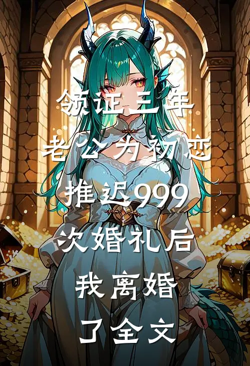 领证三年，老公为初恋推迟999次婚礼后，我离婚了全文